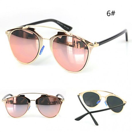 Sunglasses Women's Modern / Fashion Cat-eye Black / Silver / Gold Sunglasses Full-Rim  